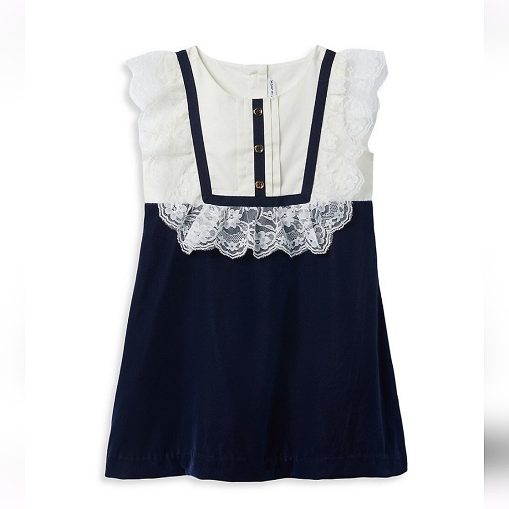 Janie and Jack Velvet Lace Dress